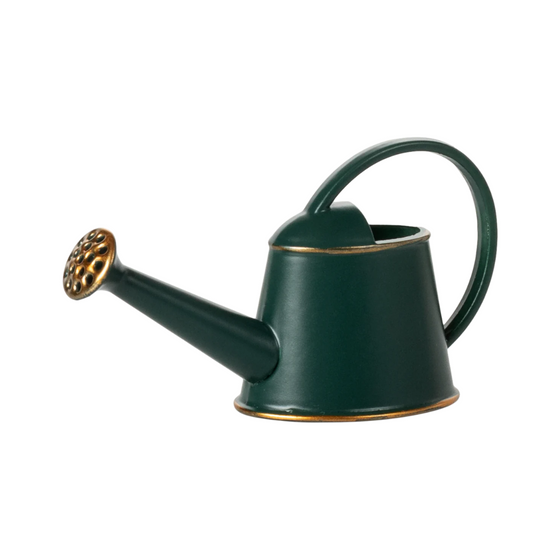 Arrosoir miniature vert foncé pour souris Maileg – accessoire en métal