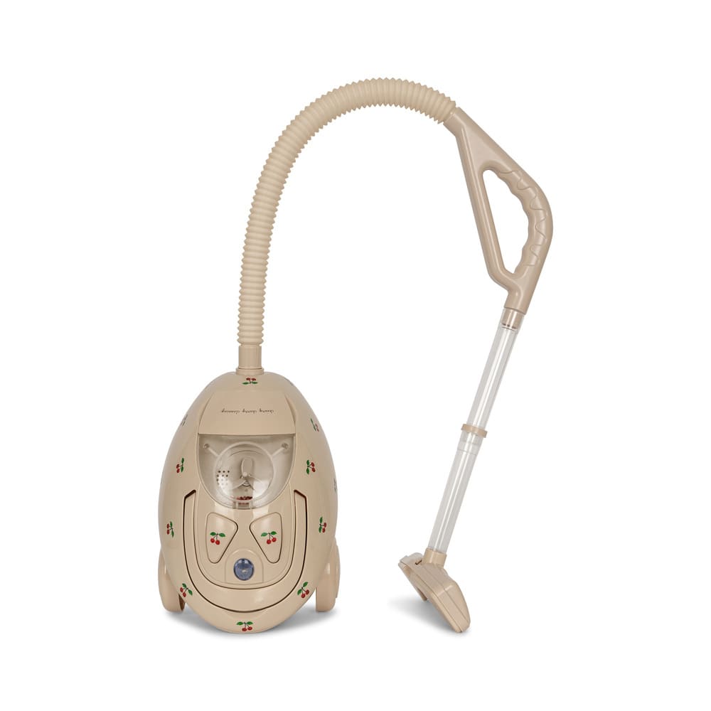  Aspirateur sans fil pour enfant, cherry cerises, Konges Slojd. Jouet pour enfant. Jeu d'imitation.