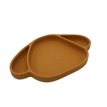  Assiette bébé en silicone Milo le Chien coloris miel The Cotton Cloud