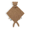 Doudou attache-tétine ours Bear Jollein marron bébé