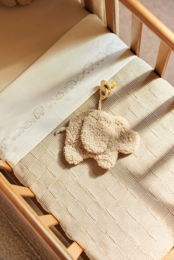Attache-tétine éléphant en peluche douce - Jollein