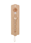 Attache-tétine Eva Gris Nuage en silicone et bois Mrs Ertha