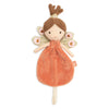 Attache-tétine poupée paon Pia Jollein terracotta bébé
