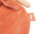 Attache-tétine poupée paon Pia Jollein terracotta bébé