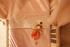 Attache-tétine poupée paon Pia Jollein terracotta bébé
