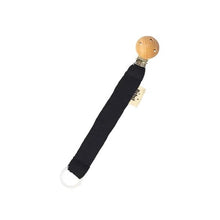  Attache-tétine en tissu réglisse Bébel avec clip bois – Ma Biche concept store