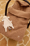 Doudou attache-tétine mouton Sonny Jollein bouclette écru bébé