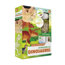  Coffret Auzou Lab Je découvre les dinosaures – kit d’excavation et maquette de T-Rex dès 6 ans