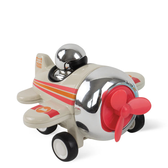 Avion jouet Presto Planes Drifter crème Tiger Tribe à friction pour enfants dès 3 ans