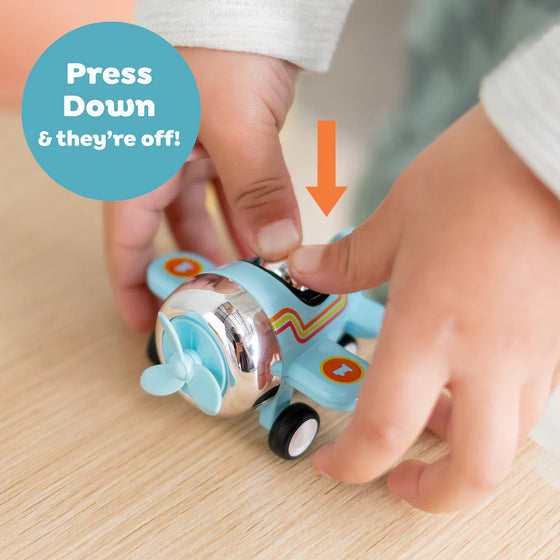 Avion jouet Presto Planes Lofty bleu Tiger Tribe à friction pour enfants dès 3 ans