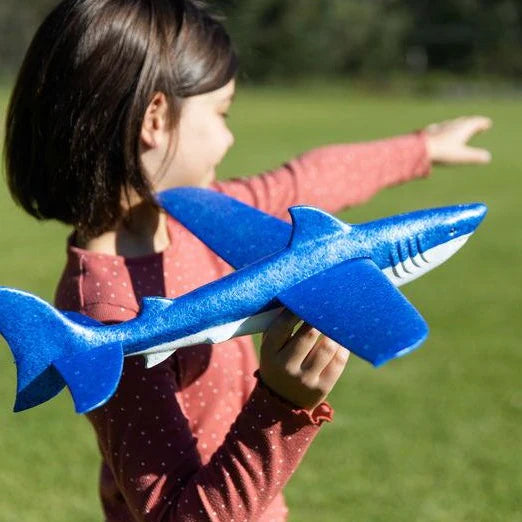 Avion planeur requin Tiger Tribe jouet extérieur enfant léger et résistant
