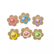  Bagues fleurs colorées pour enfants – Bijoux fantaisie Ratatam chez Ma Biche