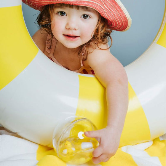 Balle sensorielle flottante Happy Bubbles Canards Petit Boum – Ma Biche concept store
