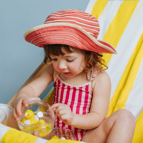 Balle sensorielle flottante Happy Bubbles Canards Petit Boum – Ma Biche concept store