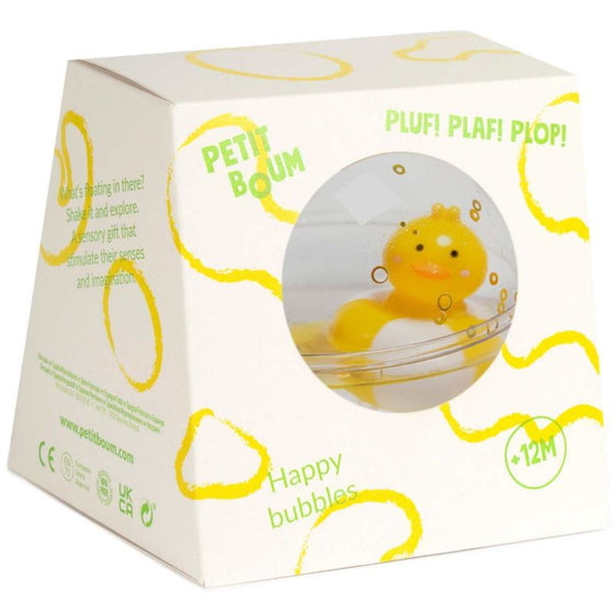 Balle sensorielle flottante Happy Bubbles Canards Petit Boum – Ma Biche concept store