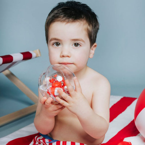 Balle sensorielle flottante Happy Bubbles Crabes Petit Boum – Ma Biche concept store
