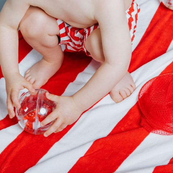 Balle sensorielle flottante Happy Bubbles Crabes Petit Boum – Ma Biche concept store