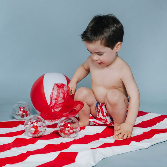 Balle sensorielle flottante Happy Bubbles Crabes Petit Boum – Ma Biche concept store