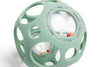 Balle hochet sensorielle en silicone vert Little L pour bébé dès la naissance