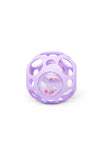 Balle hochet sensorielle violette Little L jouet éveil bébé
