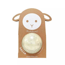  Balle pailletée couleur cuivre Ratatam! en packaging mouton – jouet made in France pour enfants
