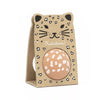 Balle rebondissante motif faon – Ratatam – packaging léopard carton recyclé