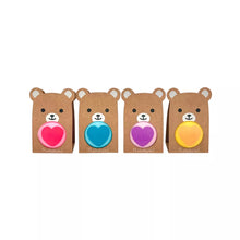  Balle rebondissante Ourson Ratatam – jouet coloré pour enfant en forme de cœur