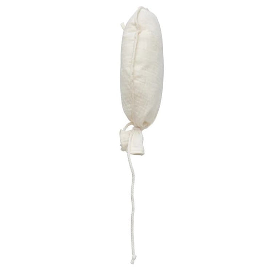 Ballon décoratif en tissu à suspendre, couleur ivoire, marque Jollein.