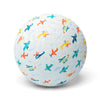 Ballon bleu ciel pour enfant avec motifs avions Little L 18 cm
