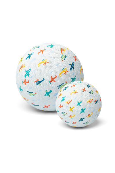Ballon bleu ciel pour enfant avec motifs avions Little L 18 cm