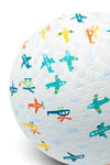 Ballon bleu ciel pour enfant avec motifs avions Little L 18 cm