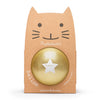 Balle Chat dorée pailletée 15 cm Ratatam fabriquée en France