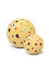 Ballon jaune pour enfant avec motifs coccinelles Little L 13 ou 18 cm