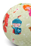 Ballon violet pour enfant avec motifs licornes Little L 18 cm