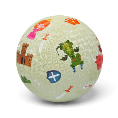 Ballon vert pour enfant avec motifs dragons Little L 18 cm