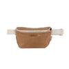 Banane pour enfant en gaze camel personnalisable, marque Atelier Wagram.