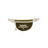 Banane enfant kaki brodée “Minus en Vadrouille” en coton bio – Zakuw