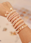 Kit créatif bracelets élastiques Banglies Mrs Ertha avec perles lettres et accessoires