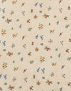 Barboteuse Clara en gaze de coton écru à fleurs pour poupée 34-38 cm – vêtement compatible Minikane et Gordis.