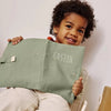 protège carnet de santé personnalisable amande Petit Picotin – housse carnet bébé coton
