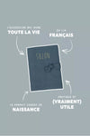 protège carnet de santé personnalisable bleu souris Petit Picotin – housse carnet bébé coton