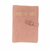 Barnabé le protège carnet de santé (personnalisable) - Bois de Rose - Petit Picotin