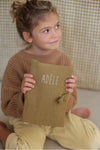 protège carnet de santé personnalisable tomette Petit Picotin – housse carnet bébé coton
