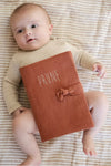 protège carnet de santé personnalisable tomette Petit Picotin – housse carnet bébé coton
