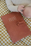 protège carnet de santé personnalisable tomette Petit Picotin – housse carnet bébé coton