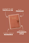 protège carnet de santé personnalisable tomette Petit Picotin – housse carnet bébé coton