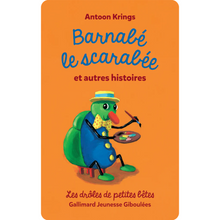 Couverture de la carte audio Yoto "Barnabé le scarabée et autres histoires" par Antoon Krings – Les Drôles de Petites Bêtes