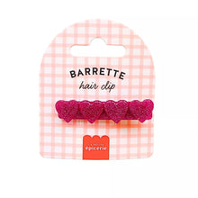  Barrette cheveux cœur fuchsia pailleté La Petite Épicerie – Accessoire fille élégant