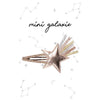 Barrette cheveux enfant étoile filante dorée scintillante Mini Galaxie