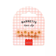  Barrette cheveux fleurs pêche La Petite Épicerie – Accessoire fille tendance et coloré